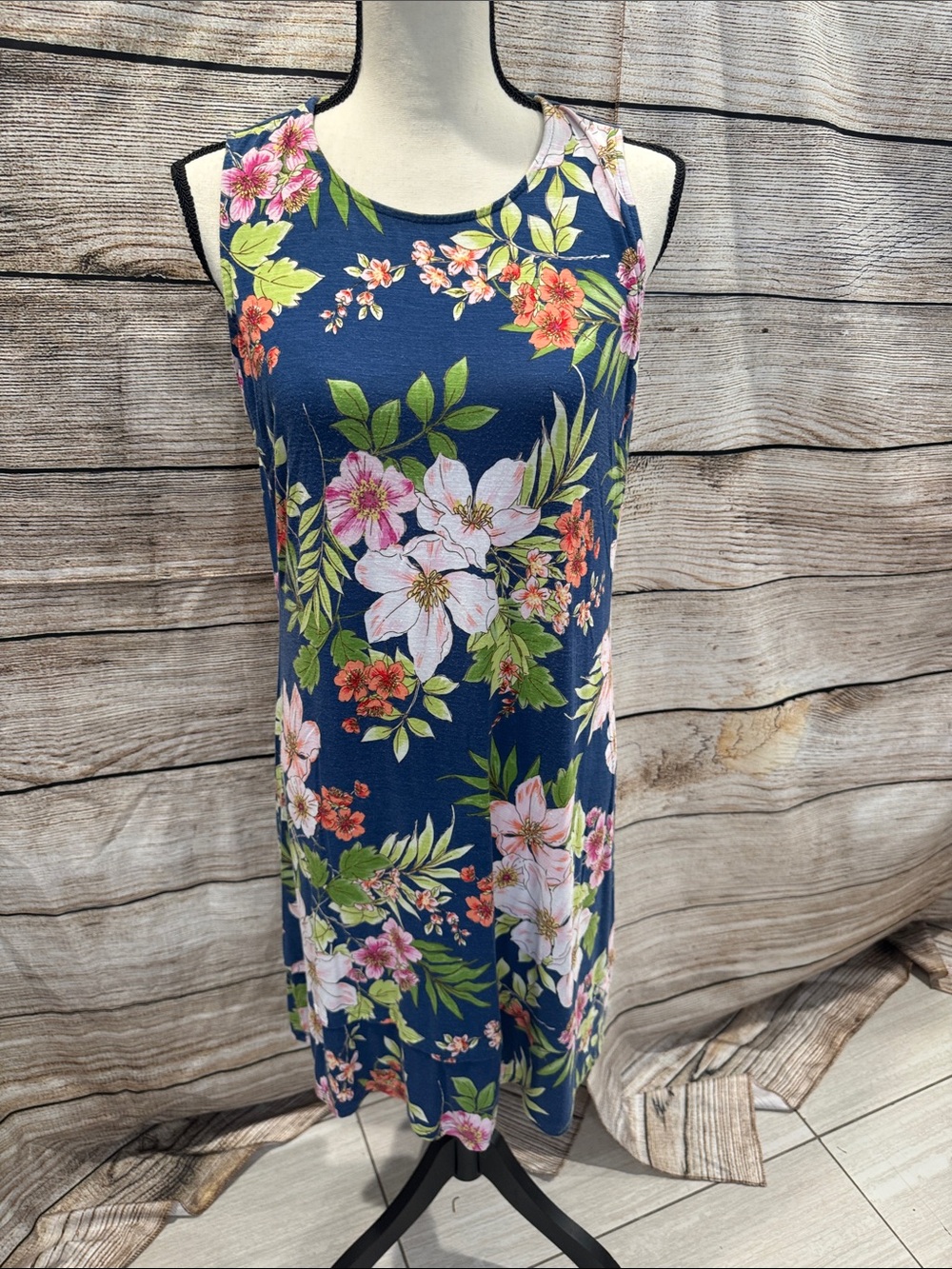 J. Jill Floral Print Top in Pink, Blue, Green